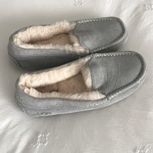 UGG Ansley Gray Suede Women’s Size 7 Slippers NWOB